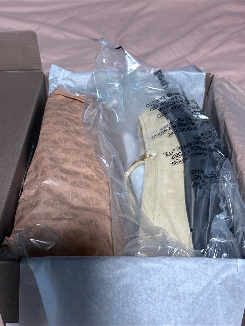 Franco Sarto Beige Suede Bit Lug Loafers NIB - Picture 6 of 6